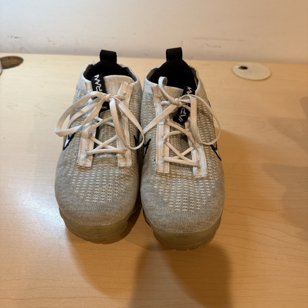 Nike Light Gray and White Athletic Shoes